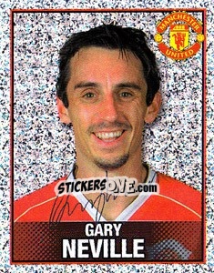 Sticker Gary Neville - Manchester United 2006-2007 n. 15 - Panini