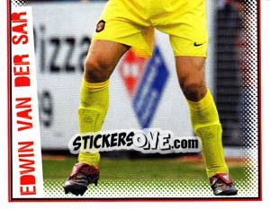 Sticker Edwin van der Sar (2 of 2) - Manchester United 2006-2007 n. 23 - Panini