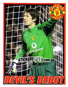 Cromo Edwin van der Sar - Manchester United 2006-2007 - Panini