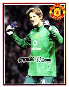 Sticker Edwin van der Sar - Manchester United 2006-2007 n. 26 - Panini