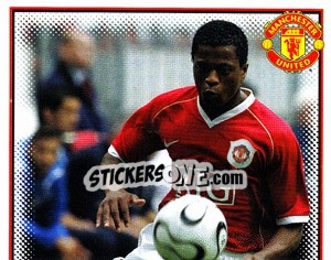 Sticker Patrice Evra (1 of 2) - Manchester United 2006-2007 n. 28 - Panini