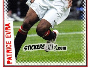 Sticker Patrice Evra (2 of 2) - Manchester United 2006-2007 n. 29 - Panini