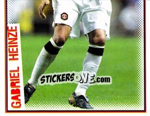 Cromo Gabriel Heinze (2 of 2) - Manchester United 2006-2007 - Panini