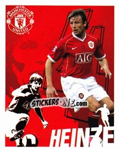 Cromo Gabriel Heinze - Manchester United 2006-2007 - Panini