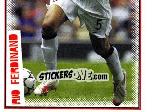 Sticker Rio Ferdinand (2 of 2) - Manchester United 2006-2007 - Panini