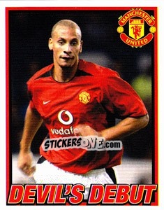 Sticker Rio Ferdinand - Manchester United 2006-2007 n. 42 - Panini