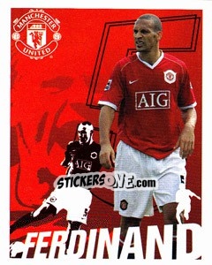 Sticker Rio Ferdinand - Manchester United 2006-2007 n. 43 - Panini