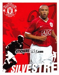 Sticker Mikael Silvestre - Manchester United 2006-2007 - Panini