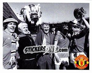 Sticker 1976/77 Glory Glory Man United - Manchester United 2006-2007 n. 64 - Panini