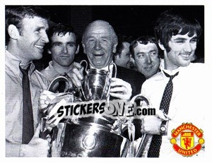 Sticker 1967/68 Champions of Europe - Manchester United 2006-2007 - Panini