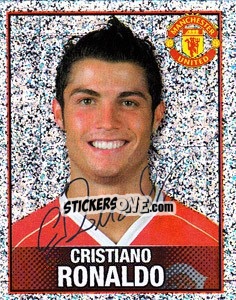 Sticker Cristiano Ronaldo - Manchester United 2006-2007 n. 69 - Panini