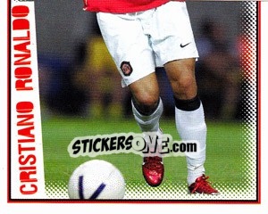 Sticker Cristiano Ronaldo (1 of 2) - Manchester United 2006-2007 n. 71 - Panini