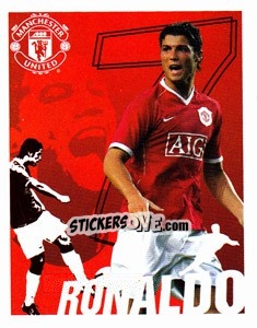Sticker Cristiano Ronaldo - Manchester United 2006-2007 n. 73 - Panini