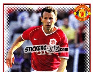 Sticker Ryan Giggs (1 of 2) - Manchester United 2006-2007 - Panini