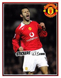 Sticker Ryan Giggs - Manchester United 2006-2007 n. 80 - Panini