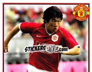 Sticker Ji-Sung Park (1 of 2) - Manchester United 2006-2007 n. 82 - Panini