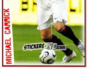 Sticker Michael Carrick (2 of 2) - Manchester United 2006-2007 - Panini