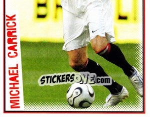 Sticker Michael Carrick (2 of 2) - Manchester United 2006-2007 n. 89 - Panini