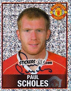 Sticker Paul Scholes - Manchester United 2006-2007 n. 93 - Panini