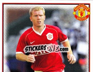 Sticker Paul Scholes (1 of 2) - Manchester United 2006-2007 - Panini