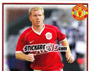 Figurina Paul Scholes (1 of 2) - Manchester United 2006-2007 - Panini