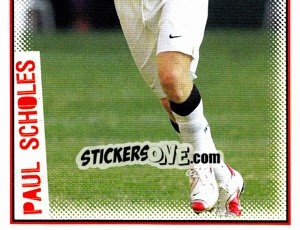 Sticker Paul Scholes (2 of 2) - Manchester United 2006-2007 n. 95 - Panini