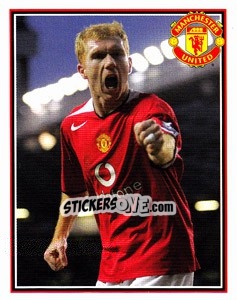 Sticker Paul Scholes - Manchester United 2006-2007 n. 98 - Panini