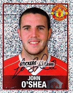 Figurina John O'Shea - Manchester United 2006-2007 - Panini