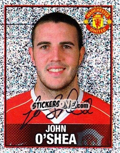 Sticker John O'Shea - Manchester United 2006-2007 n. 99 - Panini