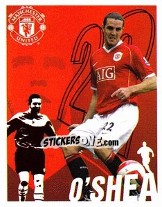 Cromo John O'Shea - Manchester United 2006-2007 - Panini