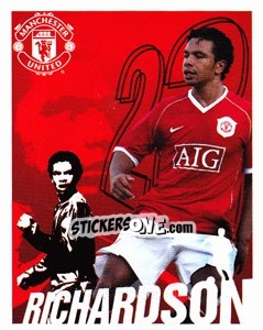 Sticker Kieran Richardson - Manchester United 2006-2007 n. 109 - Panini