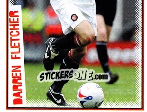 Sticker Darren Fletcher (2 of 2) - Manchester United 2006-2007 n. 113 - Panini