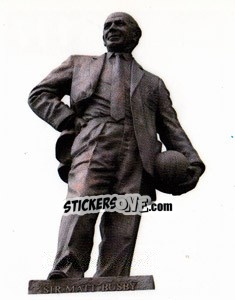 Sticker Sir Matt Busby Statue - Manchester United 2006-2007 n. 117 - Panini