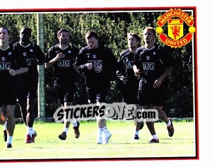 Sticker The Squad in Action (2 of 2) - Manchester United 2006-2007 n. 126 - Panini