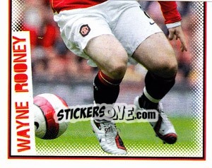 Sticker Wayne Rooney (2 of 2) - Manchester United 2006-2007 n. 129 - Panini