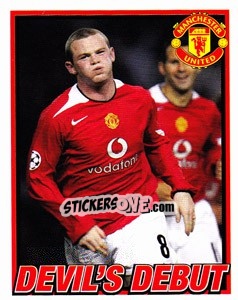 Sticker Wayne Rooney - Manchester United 2006-2007 n. 130 - Panini