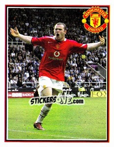 Sticker Wayne Rooney - Manchester United 2006-2007 - Panini