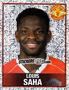 Sticker Louis Saha - Manchester United 2006-2007 n. 133 - Panini
