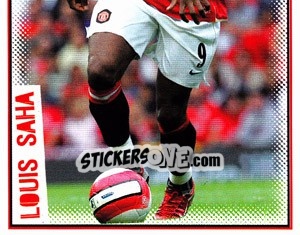 Sticker Louis Saha (2 of 2) - Manchester United 2006-2007 n. 135 - Panini