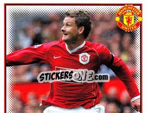 Sticker Ole Gunnar Solskjaer (1 of 2) - Manchester United 2006-2007 n. 146 - Panini