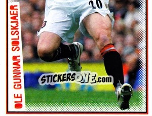 Sticker Ole Gunnar Solskjaer (2 of 2) - Manchester United 2006-2007 n. 147 - Panini