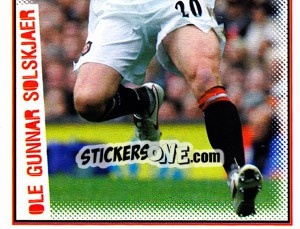 Cromo Ole Gunnar Solskjaer (2 of 2) - Manchester United 2006-2007 - Panini