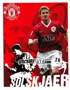 Sticker Ole Gunnar Solskjaer - Manchester United 2006-2007 n. 149 - Panini
