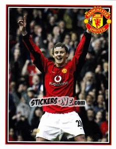 Sticker Ole Gunnar Solskjaer - Manchester United 2006-2007 n. 150 - Panini