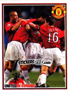 Cromo Champions League 2001/02 - Manchester United 2006-2007 - Panini