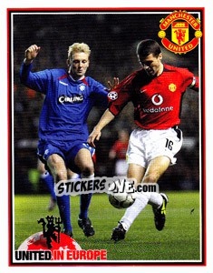 Sticker Champions League 2003/04 - Manchester United 2006-2007 n. 161 - Panini