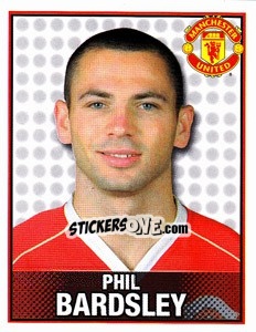 Cromo Phil Bardsley - Manchester United 2006-2007 - Panini