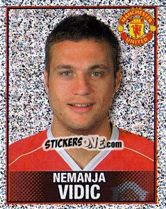 Figurina Nemanja Vidic - Manchester United 2006-2007 - Panini