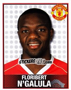 Cromo Floribert N'Galula - Manchester United 2006-2007 - Panini