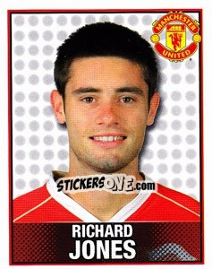 Figurina Richard Jones - Manchester United 2006-2007 n. 172 - Panini